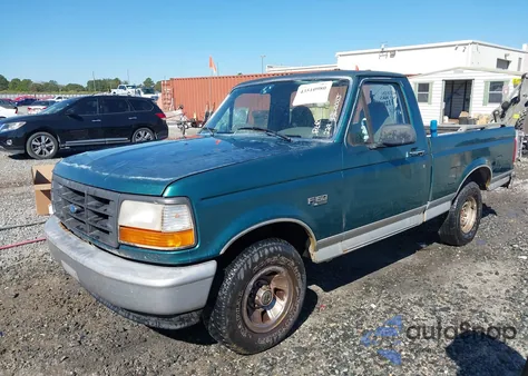 1996 Ford F150 из США, поврежденный, VIN 1FTEF15NXTLA87584